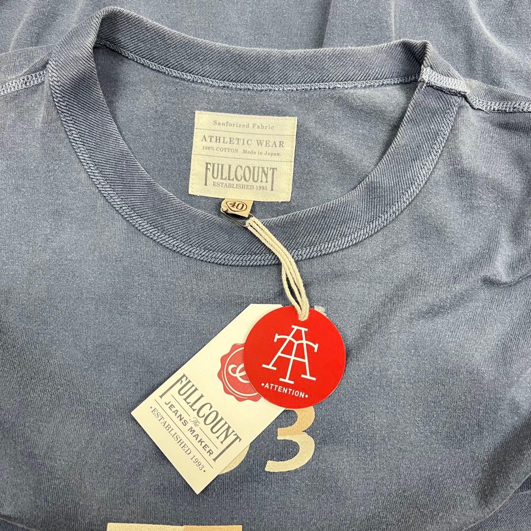 未使用　フルカウント　フラットシーム　ヘヴィーウェイト　Tシャツ　40 ネイビー