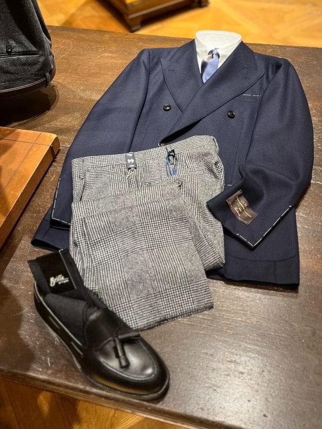 【専用】BEAMS F CANONICO ホップサック ダブルブレストJK 42