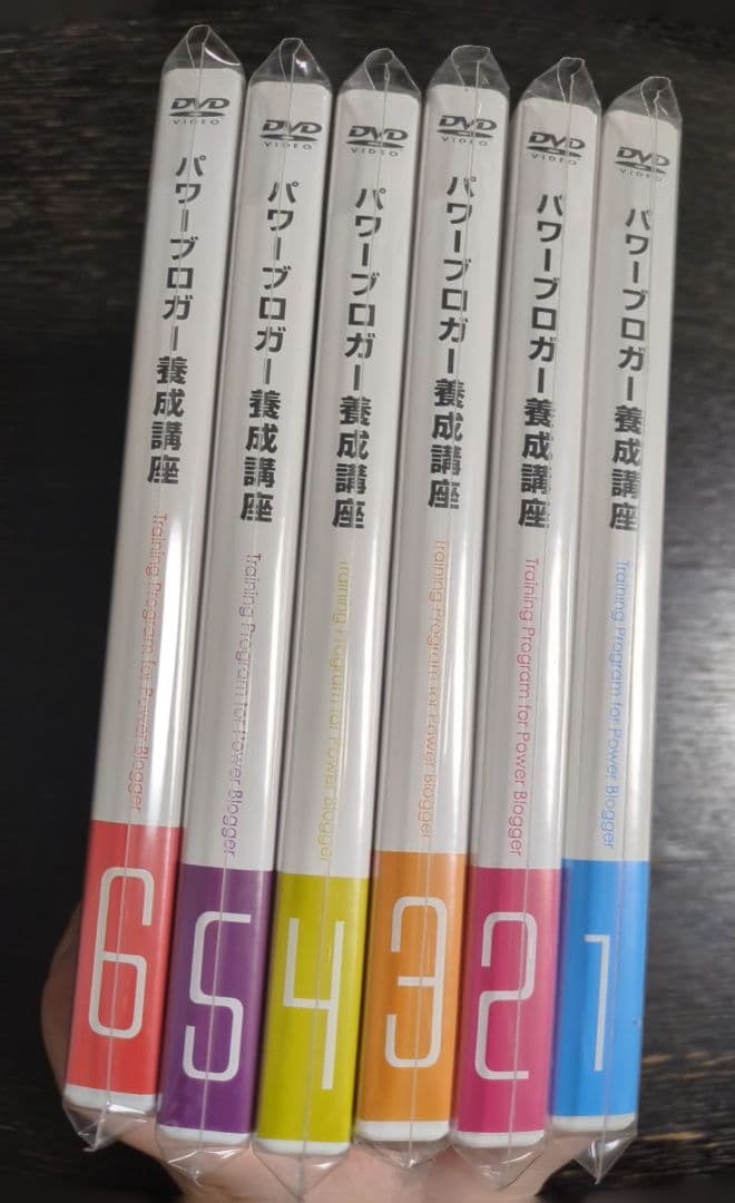 【新品未開封DVD】ブログ起業したい方に！パワーブロガー養成講座DVD６枚セット