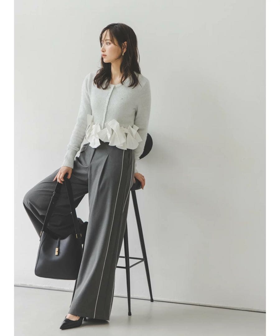 新品未使用　snidel リボンモチーフカーディガン