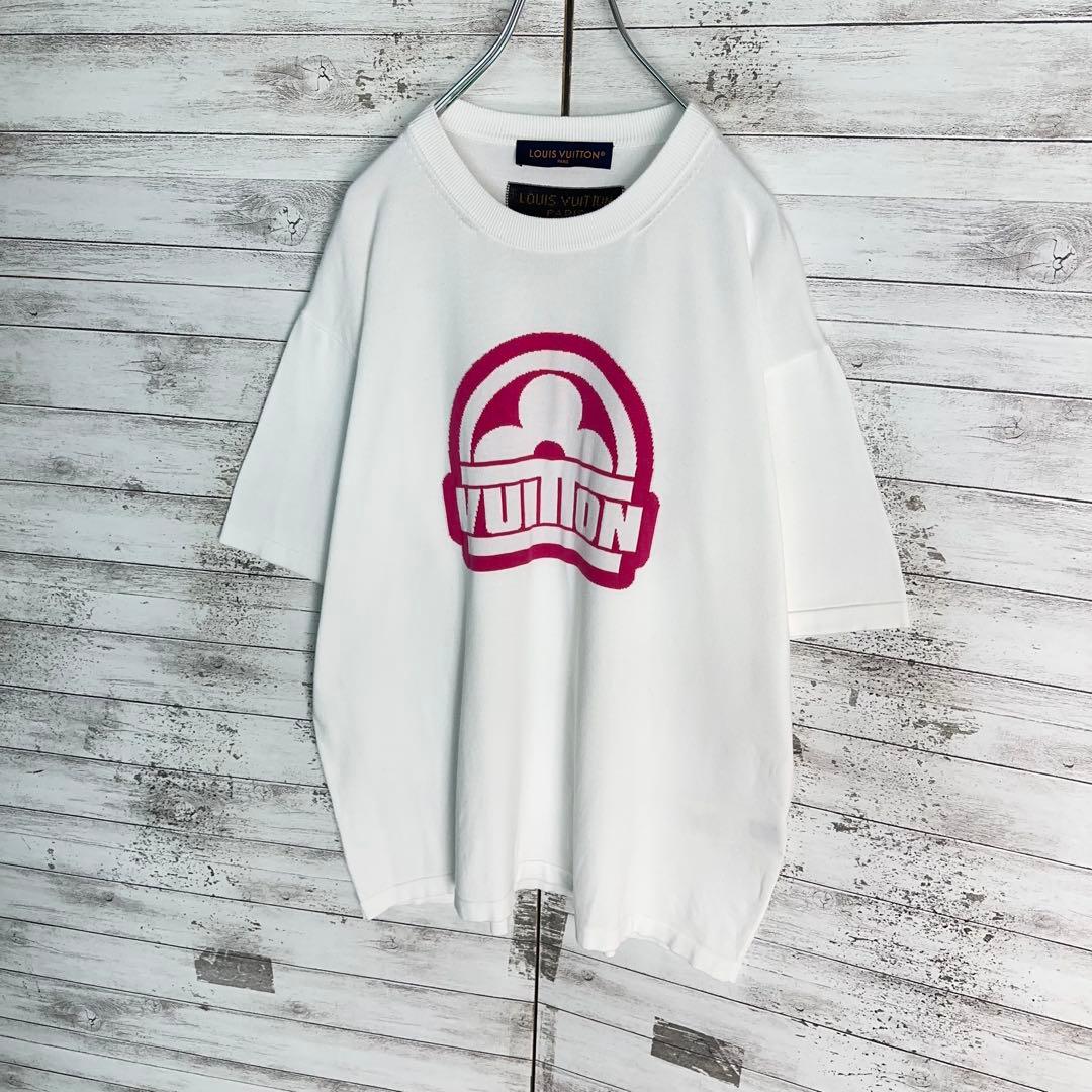 【美品・XLサイズ】ルイヴィトン　近年モデル23AW 半袖tシャツ　定番カラー白