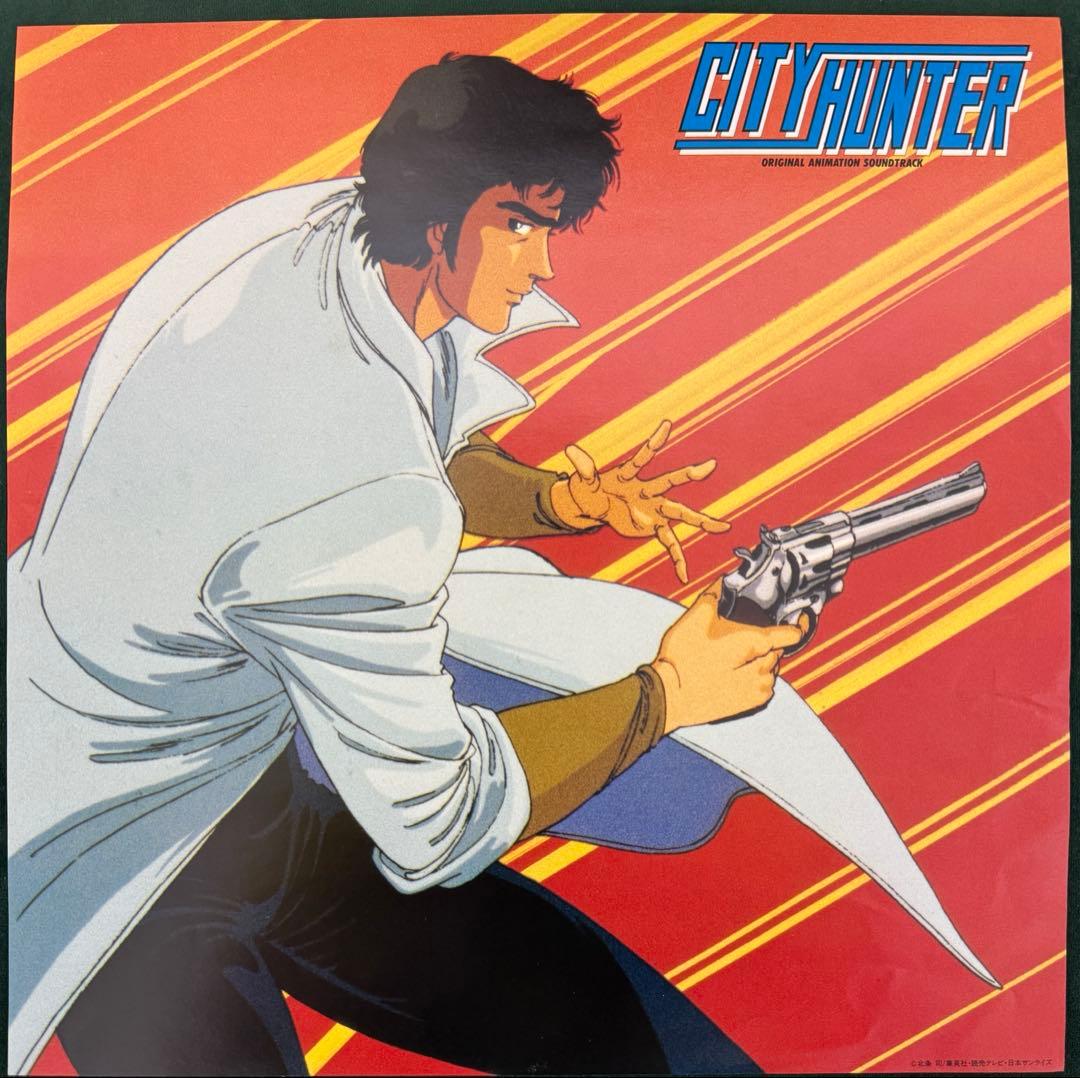 OST CITY HUNTER レコード　美品　ステッカー付き