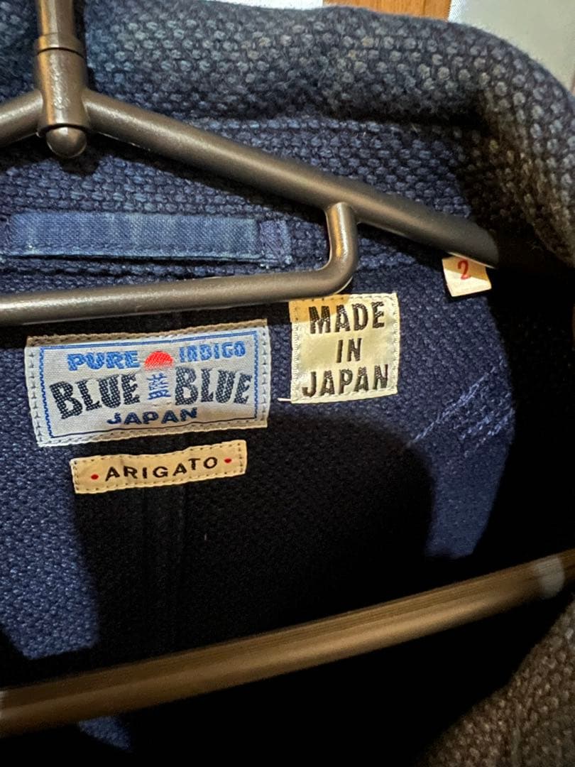 BLUE BLUE JAPAN パッチワークカバーオール