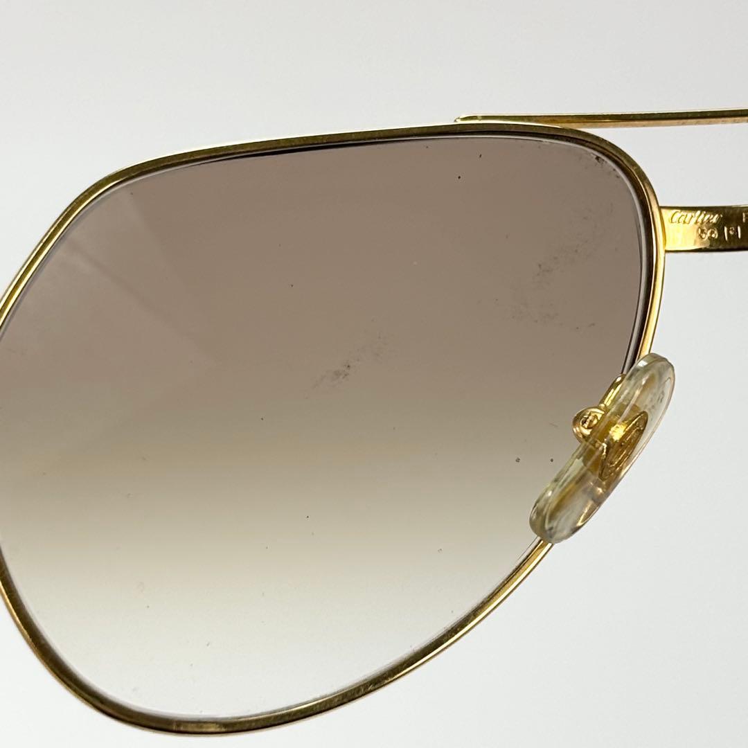 Cartier サングラス ティアドロップ ヴィンテージ ゴールド