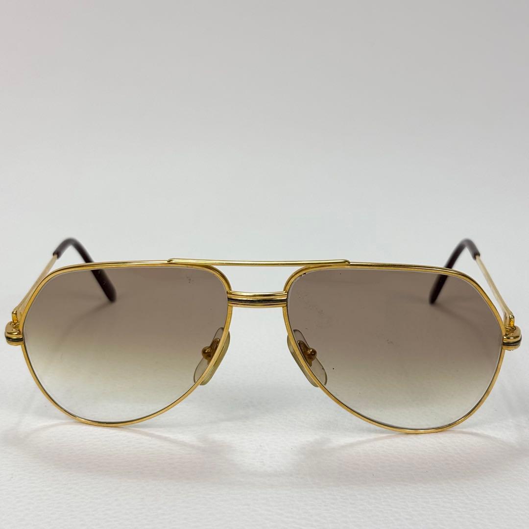 Cartier サングラス ティアドロップ ヴィンテージ ゴールド