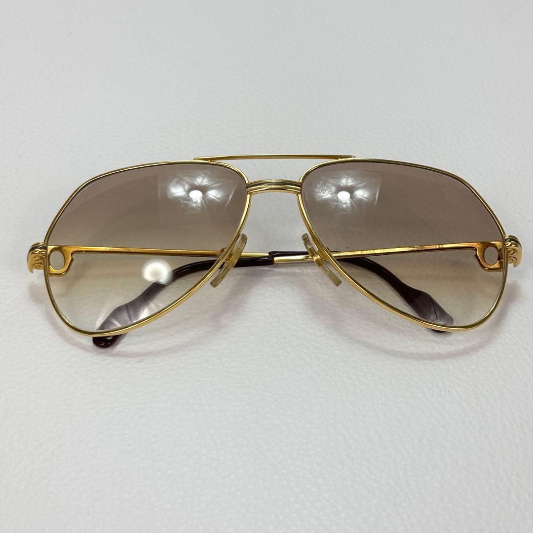 Cartier サングラス ティアドロップ ヴィンテージ ゴールド