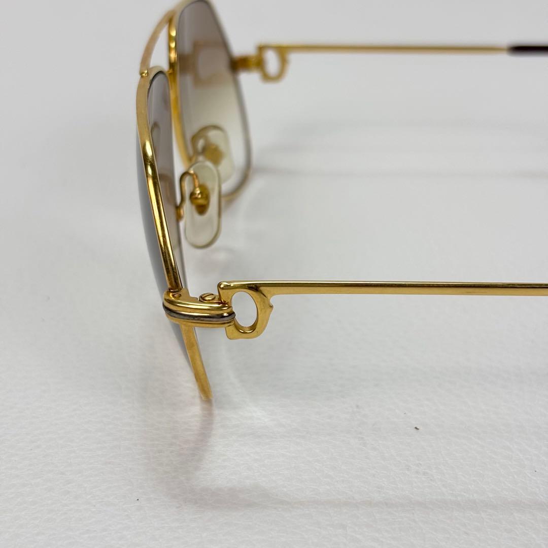 Cartier サングラス ティアドロップ ヴィンテージ ゴールド
