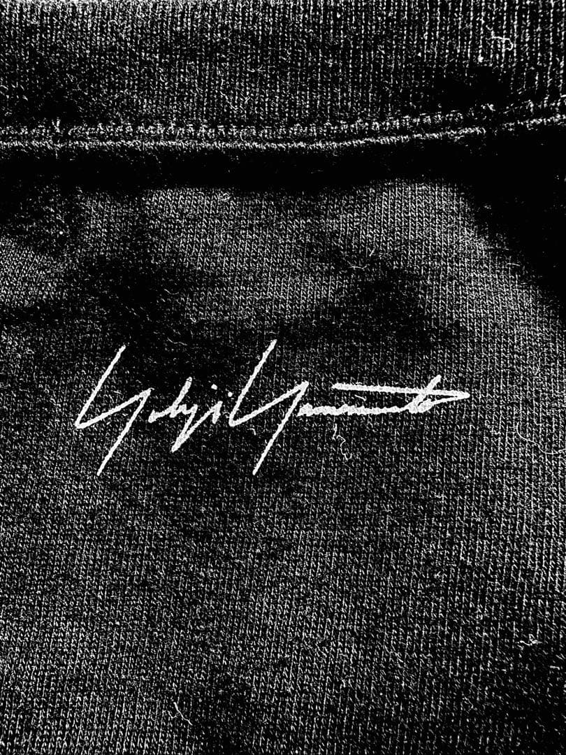 【クリーニング済み】YOHJI YAMAMOTO 長袖Ｔシャツ（黒）