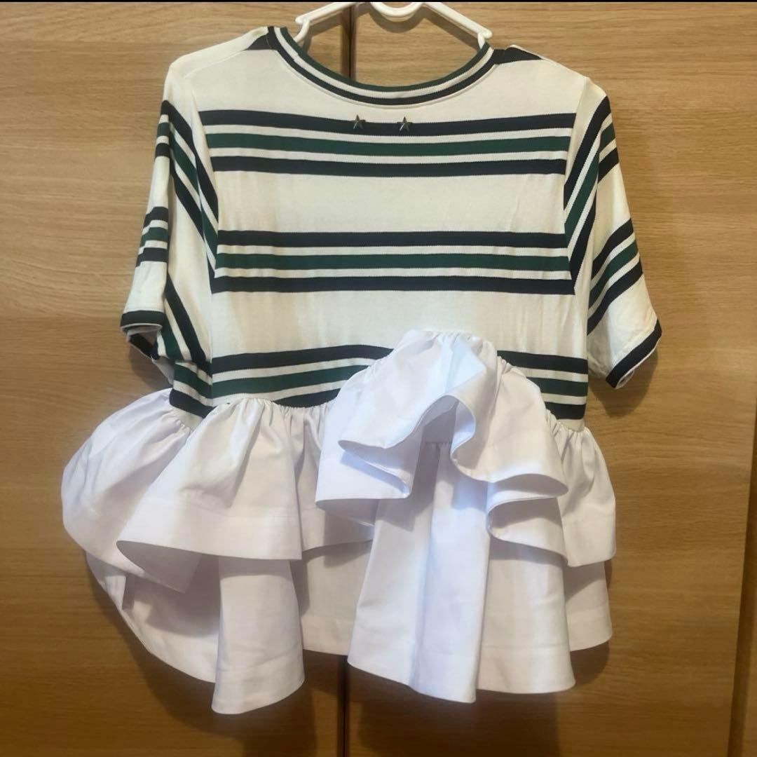 トップス Bibiy LOLA PEPURUM BORDER tops