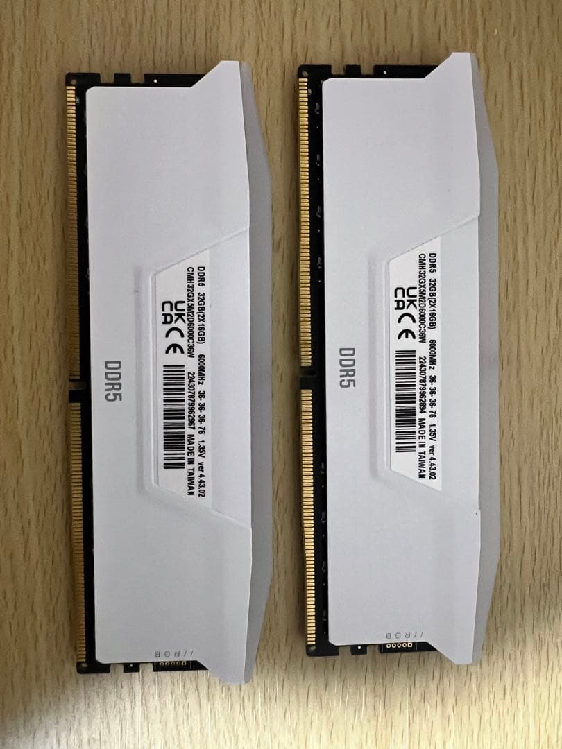Vengeance DDR5 メモリー 16gb×2 6000
