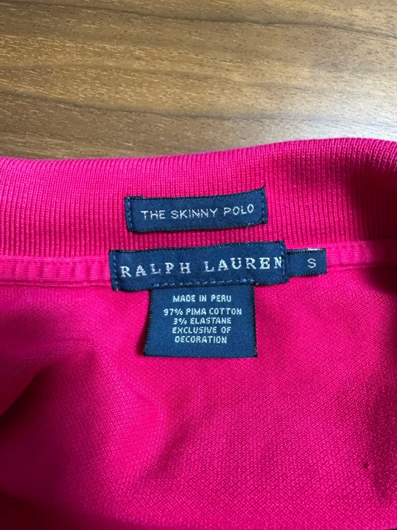 Ralph Lauren The Skinny Polo S ピンク　ラルフ