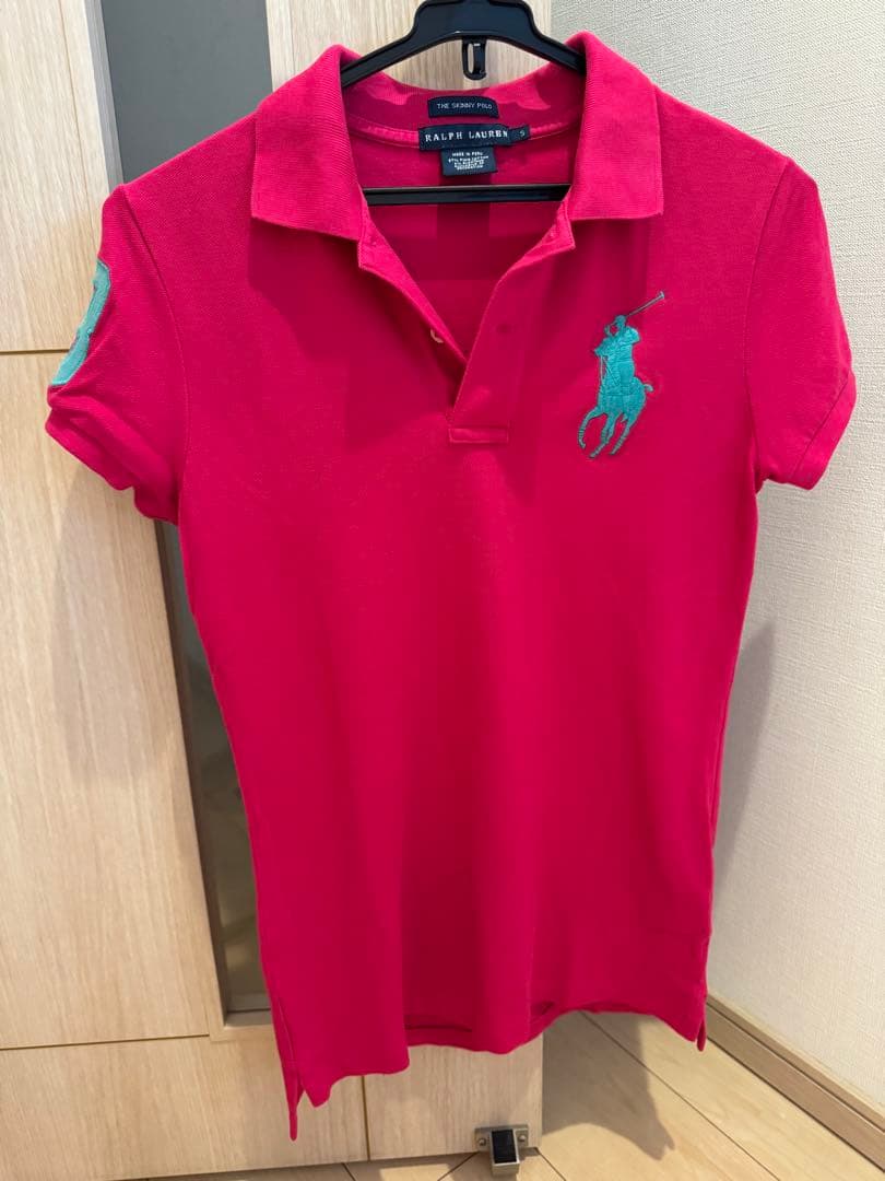 Ralph Lauren The Skinny Polo S ピンク　ラルフ