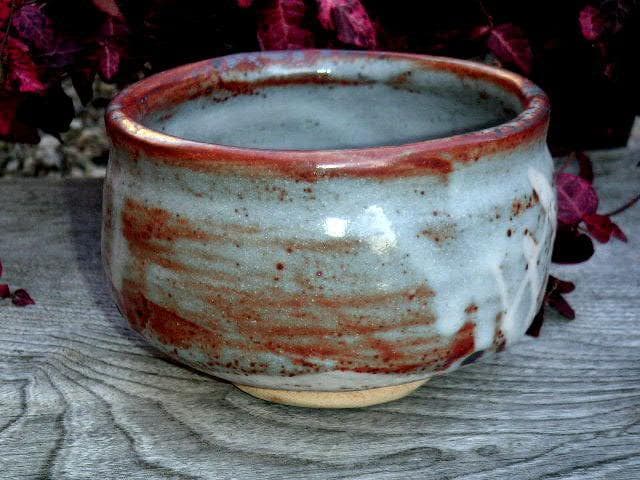 ♥鼠志野　茶碗　在銘　志野　骨董品