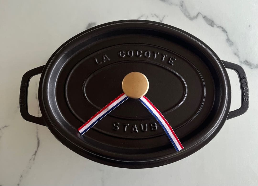 STAUB LA COCOTTE 黒 オーバル鍋　29cm ブラック