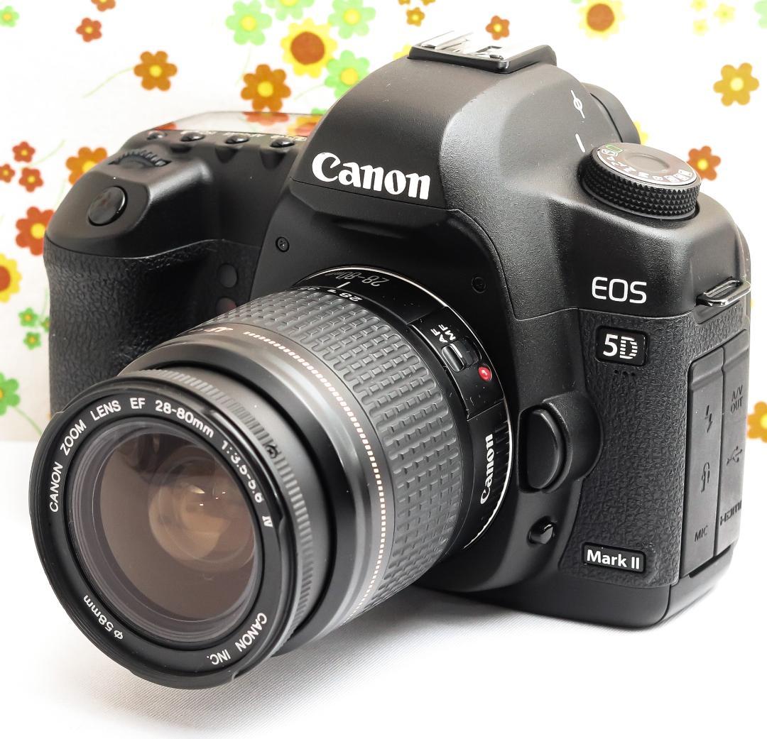 Canon 5D MarkII☆ダブルレンズ！☆高性能フルサイズ☆スマホに転送！