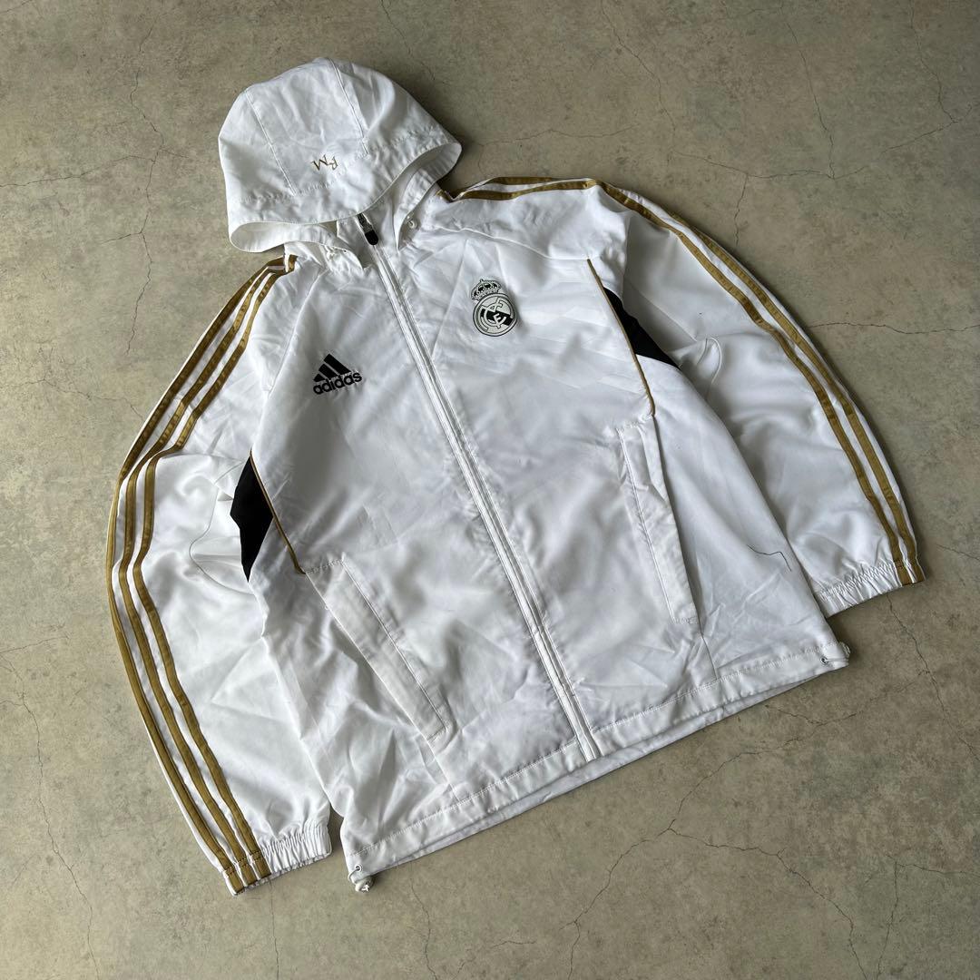 00's adidas アディダス レアルマドリード ナイロン パーカー