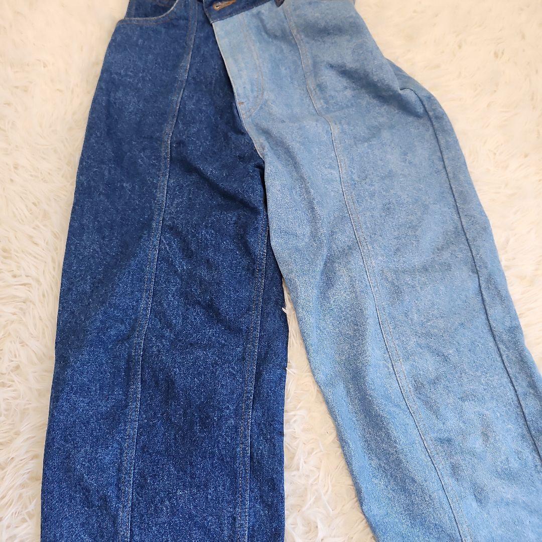 【美品】定価2.4万　メゾンスペシャル　バイカラー デニムパンツ　38