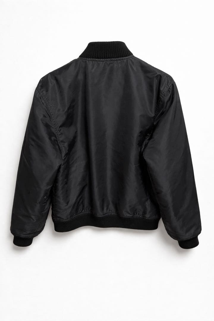 STUSSY ブラック MA-1ジャケット