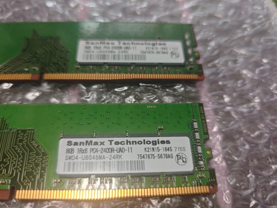 SanMax デスクトップ用DDR4メモリ 16GB(8GB×2)