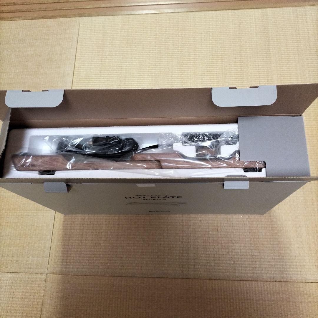 IRIS OHYAMA 薄型ホットプレート IHU-A10-B