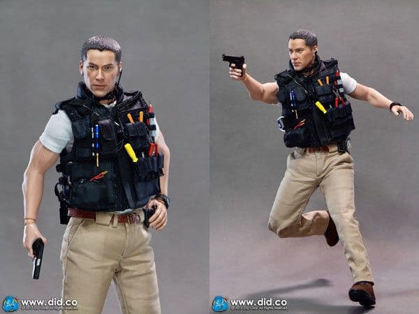 1/6 DID DAMTOYS ハンドガン 90s S&W M6904
