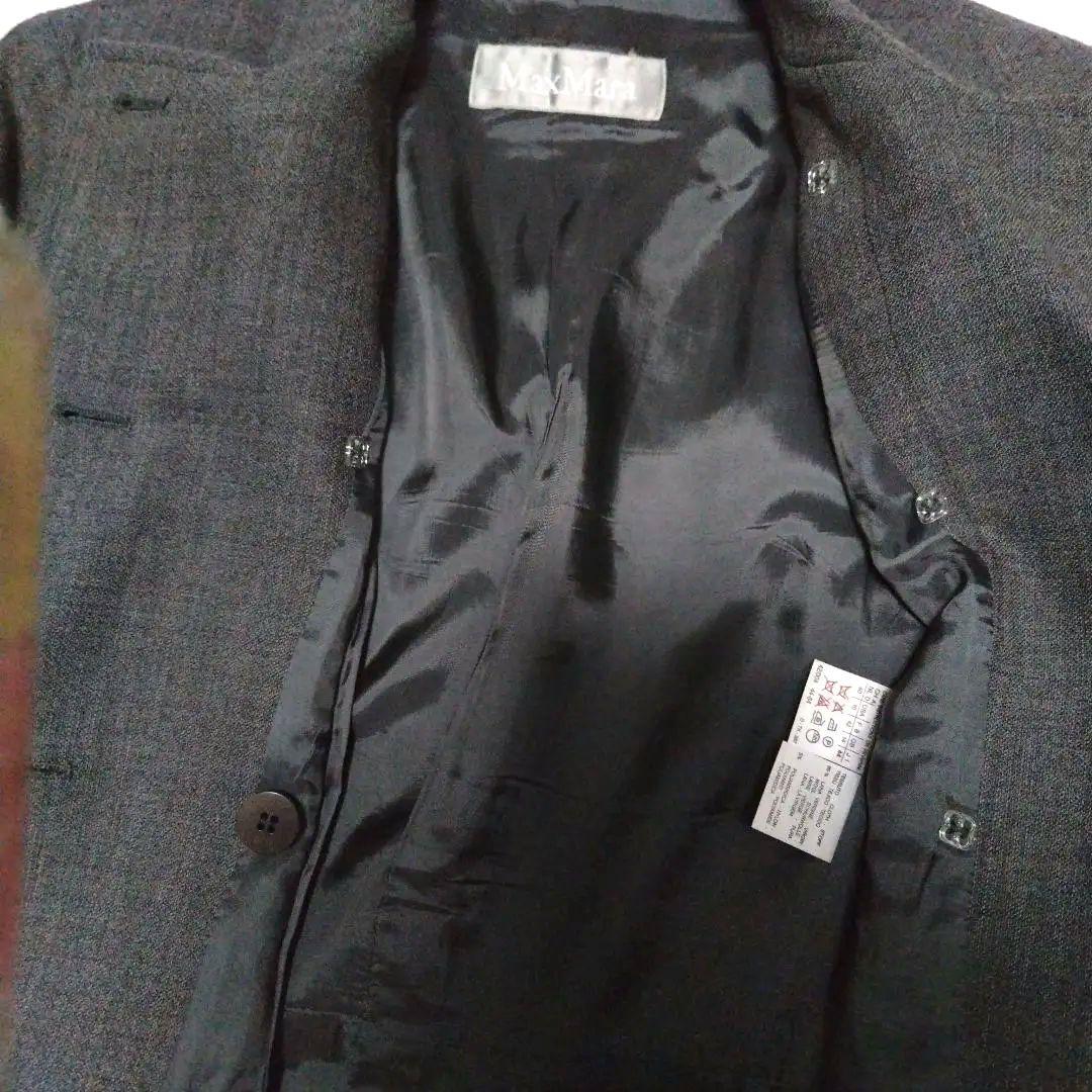 MaxMara ダブルブレスト テーラードジャケット グレー美品