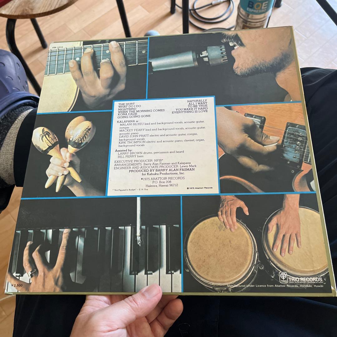 名盤 KALAPANA RECORD カラパナ ワイキキの青い空 LP