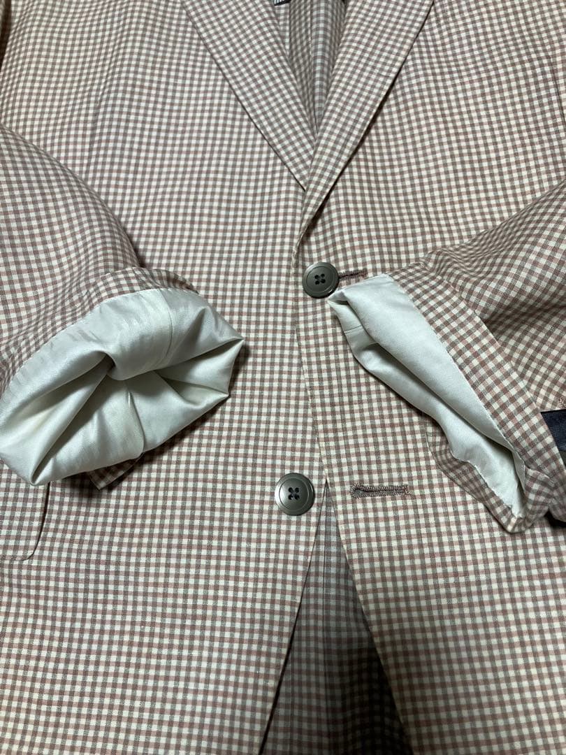 未使用　Ermenegildo Zegna ゼニア　マイクロチェックジャケット