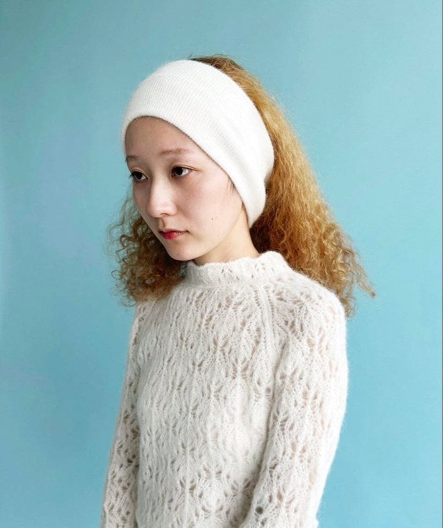 EDIT.FOR LULU アンゴラMIXヘアターバン