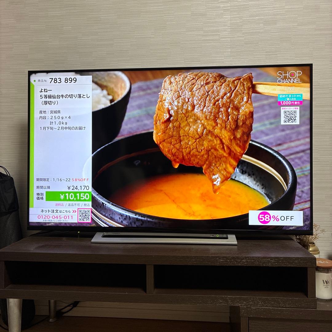 REGZA 東芝 50M520X 50インチ 4Kテレビ BS/CS対応