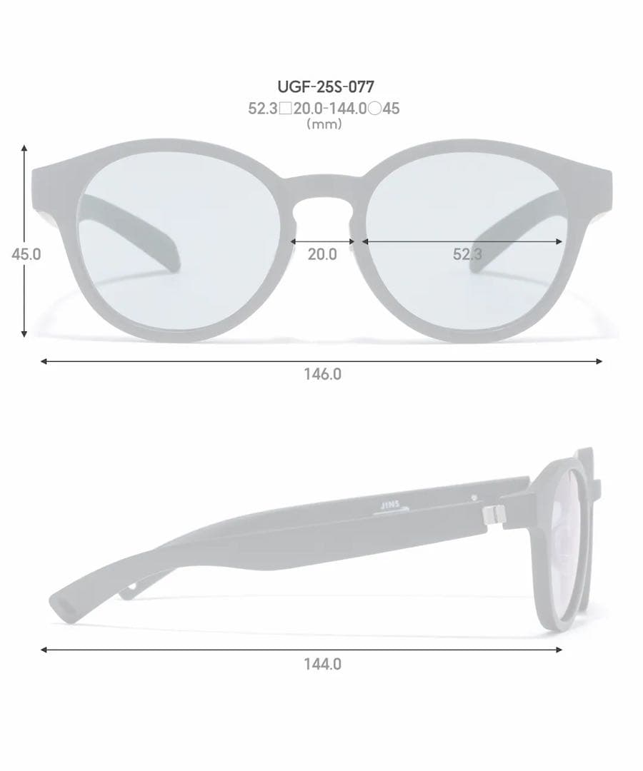 JINS ×  Peak SUNGLASSES +360° 偏光レンズ