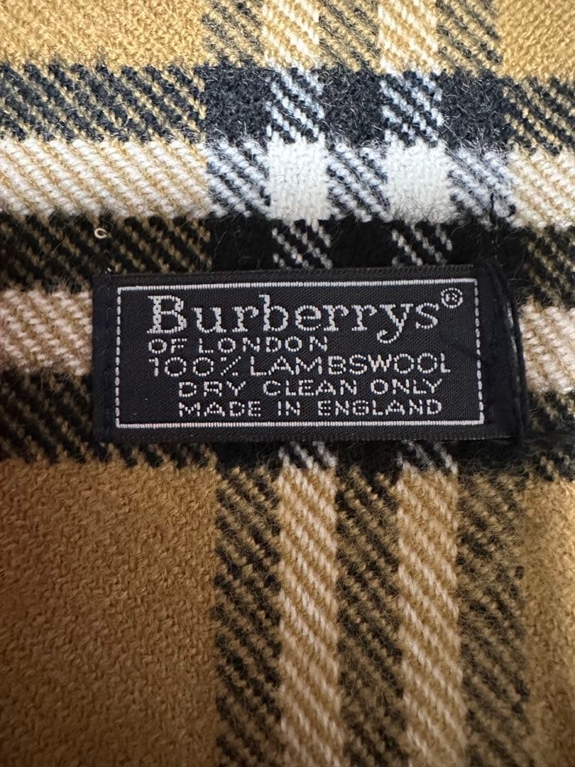 Burberryマフラー　新品　未使用　 イングランド製　タグ付き