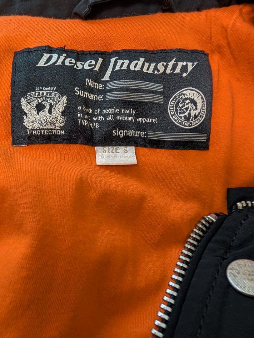 DIESEL MA-1ジャケットS