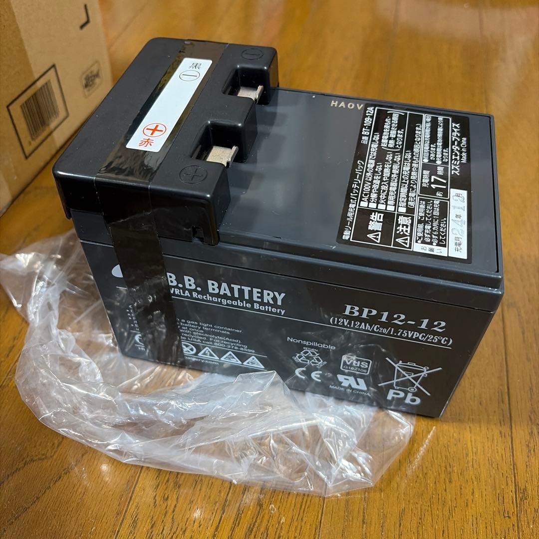 【新品未使用•1月購入】WINSバッテリー BT-109-12A