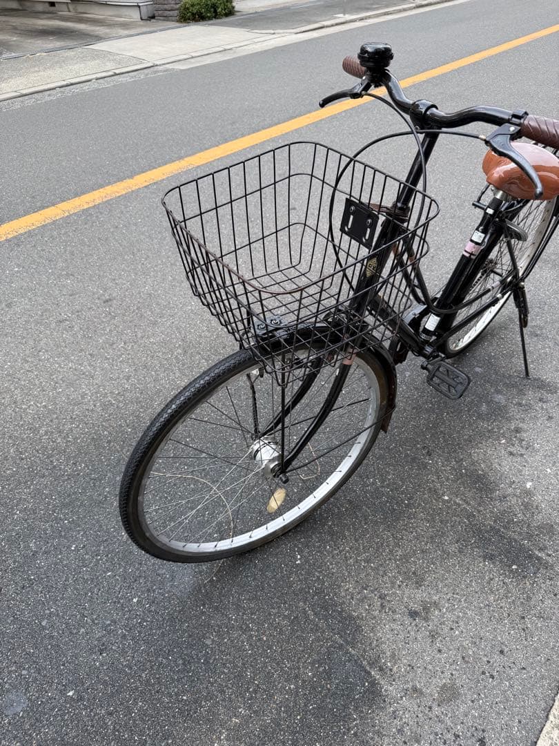 193 自転車 大阪市 【引取り限定】 26インチ 大きいカゴ