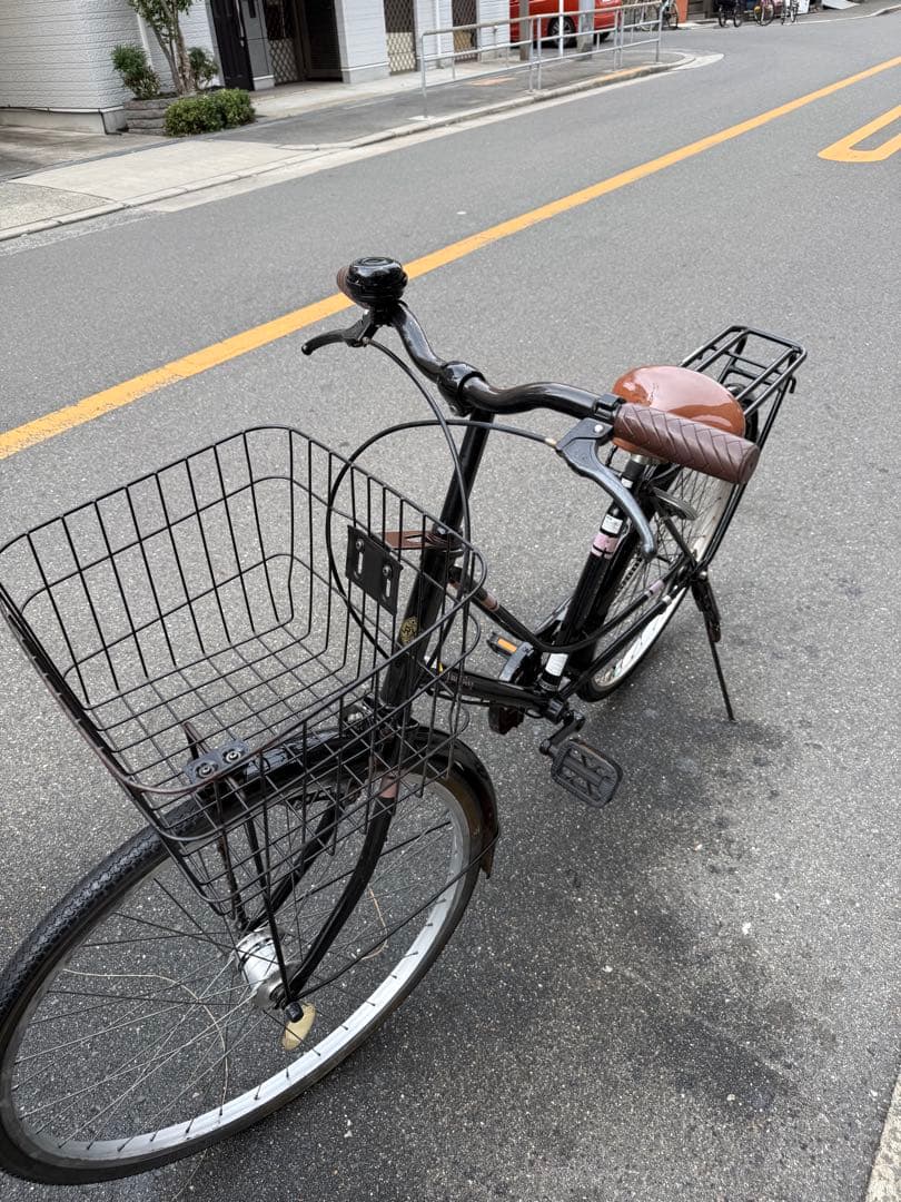 193 自転車 大阪市 【引取り限定】 26インチ 大きいカゴ