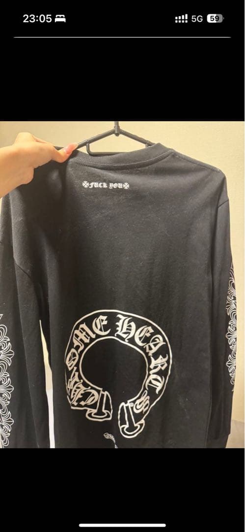 CHROME HEARTS ホースシュー　ロンTシャツ