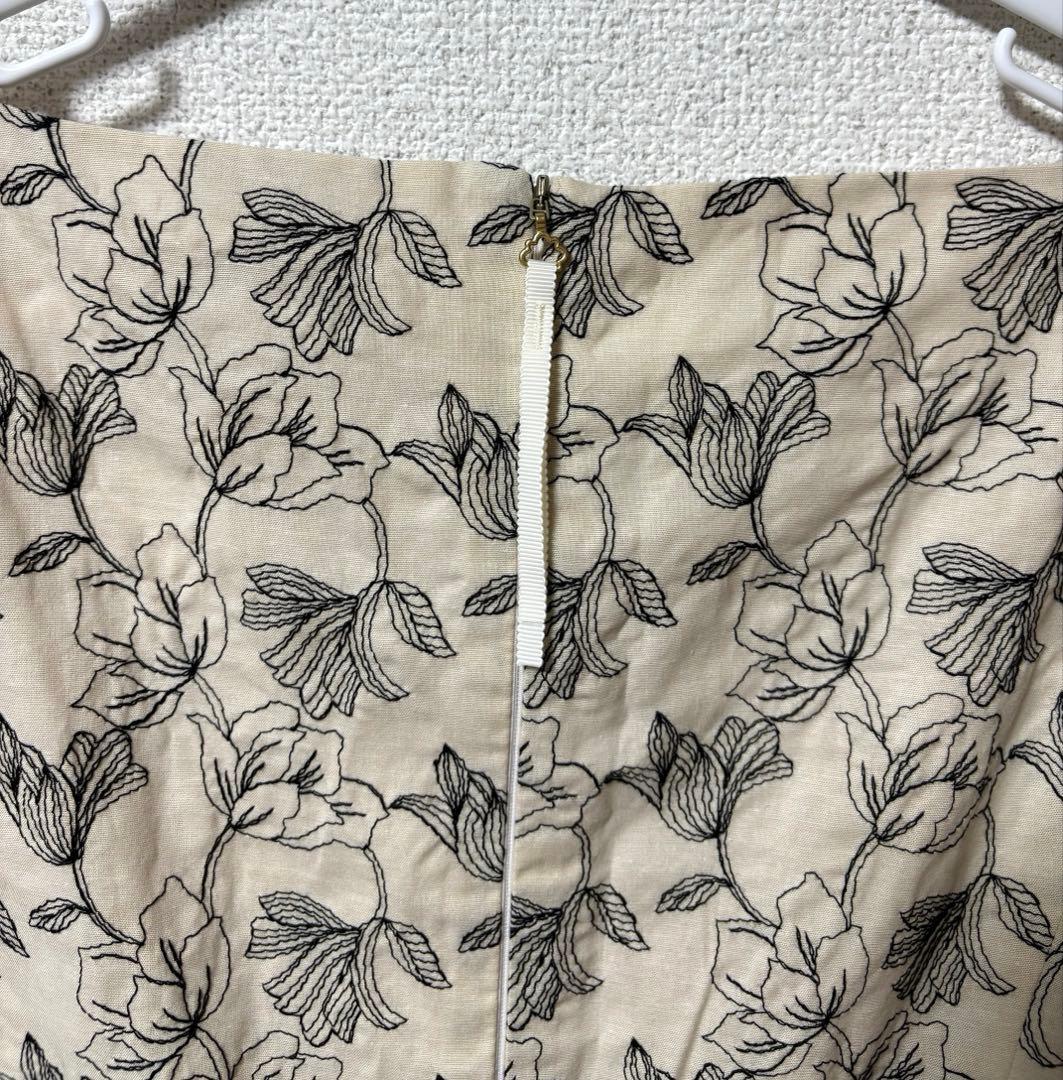 ルリ 美品 TOCCA CHAMBRAY GARDEN ドレス 花柄