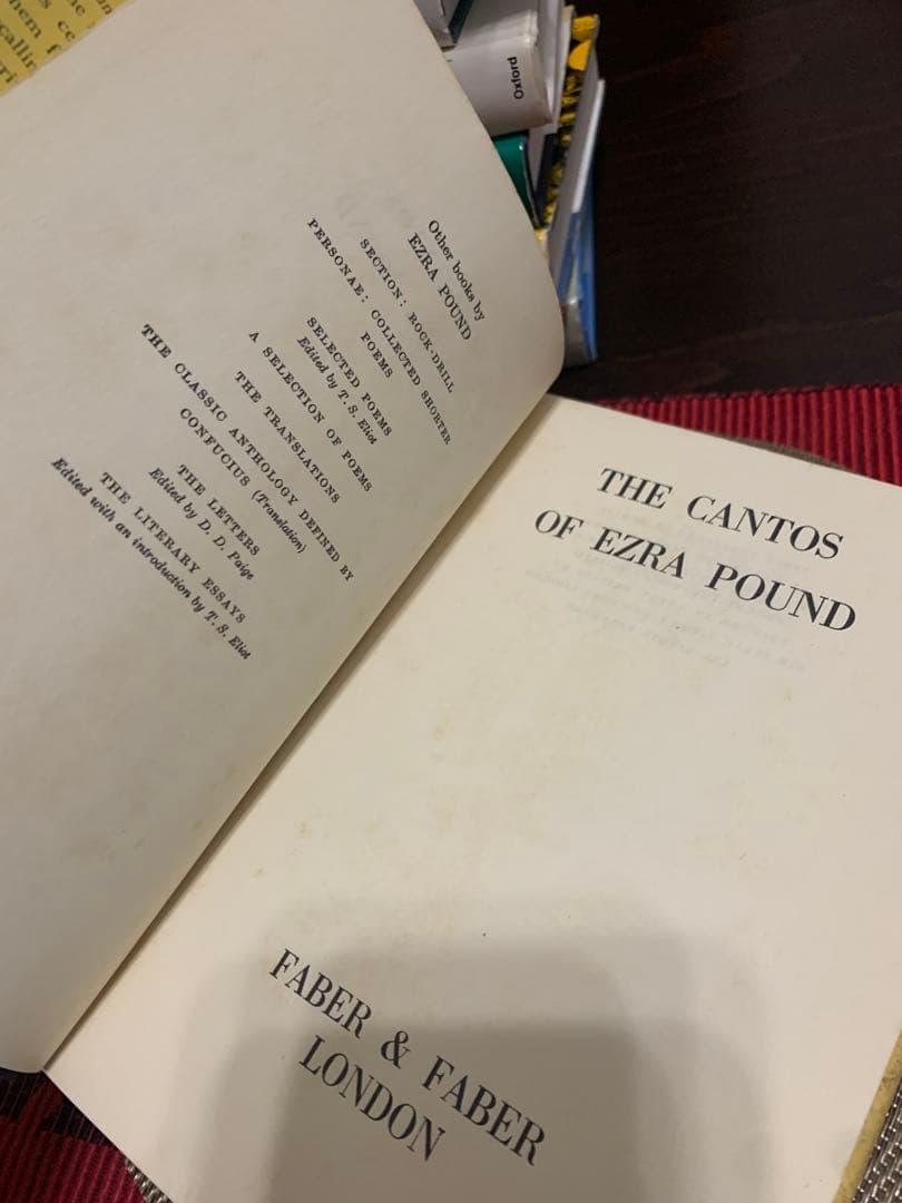 希少　The Cantos of Ezra Pound