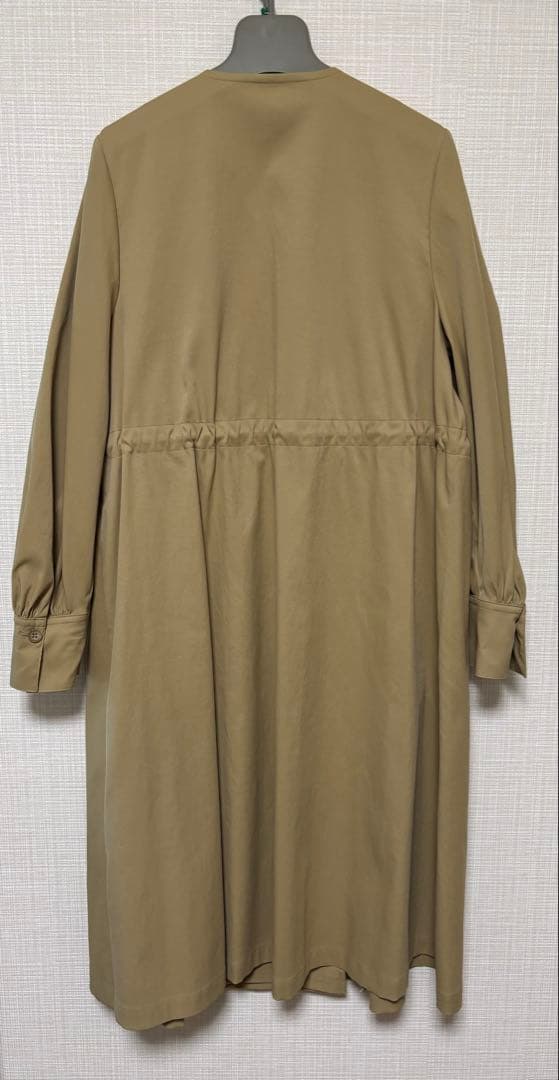 Leilian ベージュ トレンチ風コート