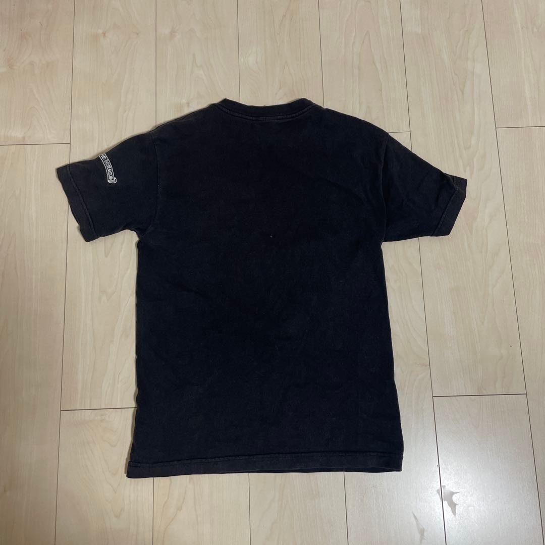 クロムハーツ　USAコットン 黒のコットンTシャツ 胸ポケット付き