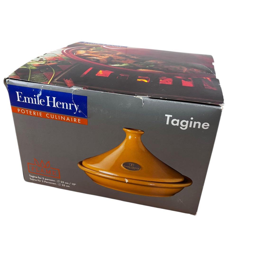 【新品】Emile Henry エミール・アンリ タジン鍋 25cm FLAME