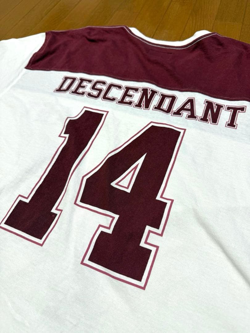 18SS DESCENDANT フットボール Tシャツ ディセンダント L