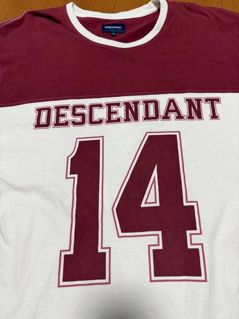 18SS DESCENDANT フットボール Tシャツ ディセンダント L