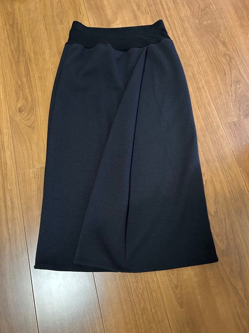 美品／BEARDSLEY 洗えるウエストリブブークレスカート　サイズ0