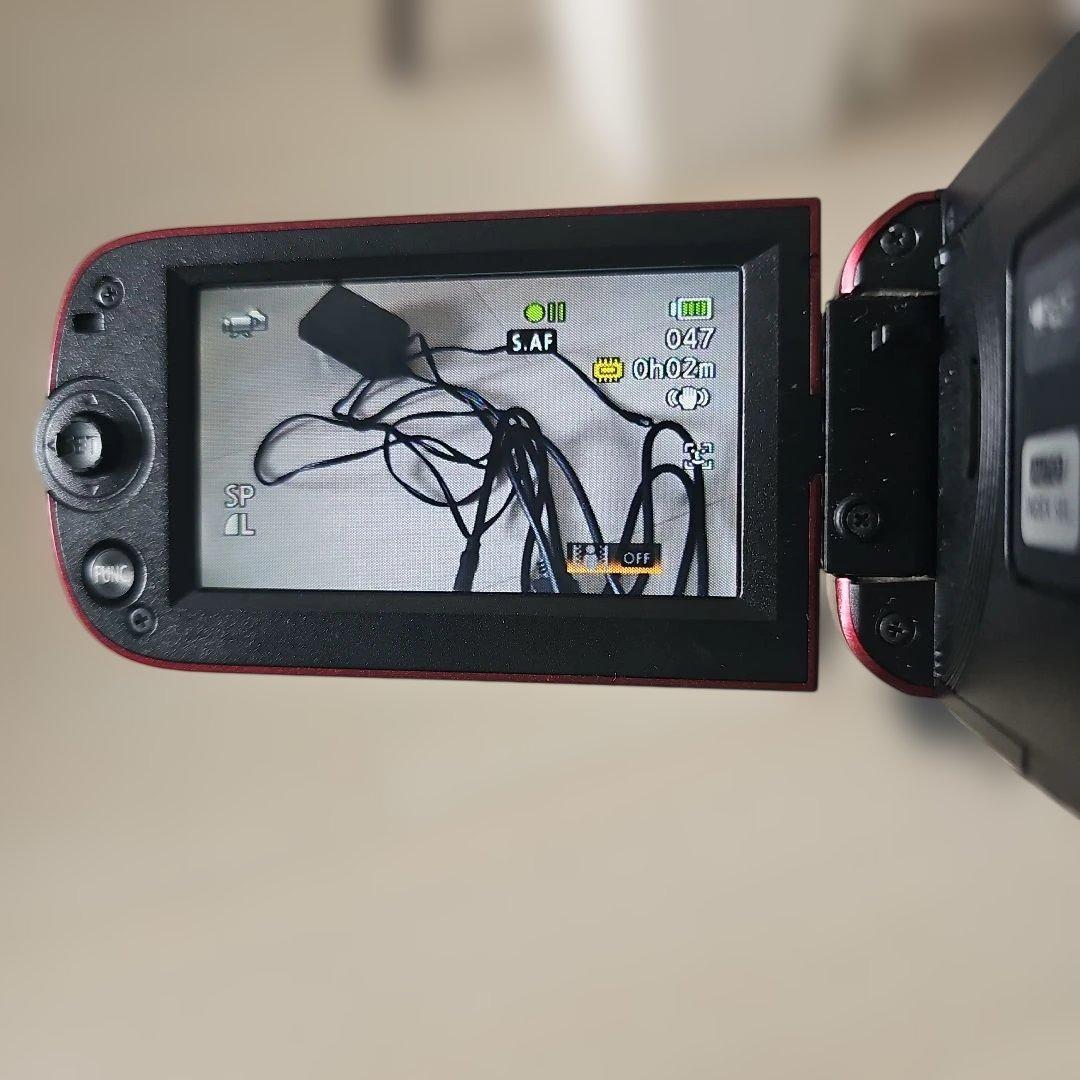 ▽CANON　ビデオカメラ　iVIS HFR10　ボルドー　大幅値下げしました。