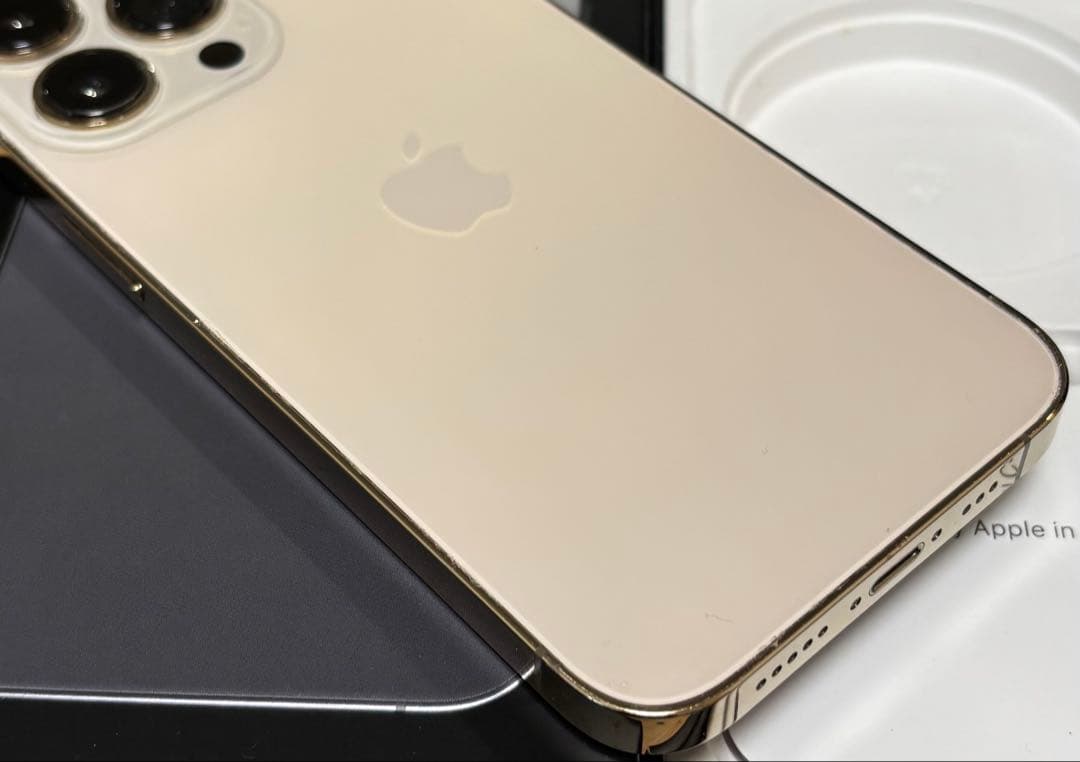 【動作良好】iPhone 13 PRO 128GB ゴールド　SIMフリー　本体