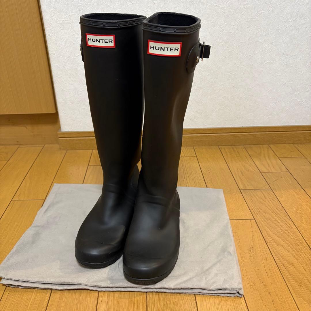 HUNTER ハンター オリジナル トール レインブーツ ブラック