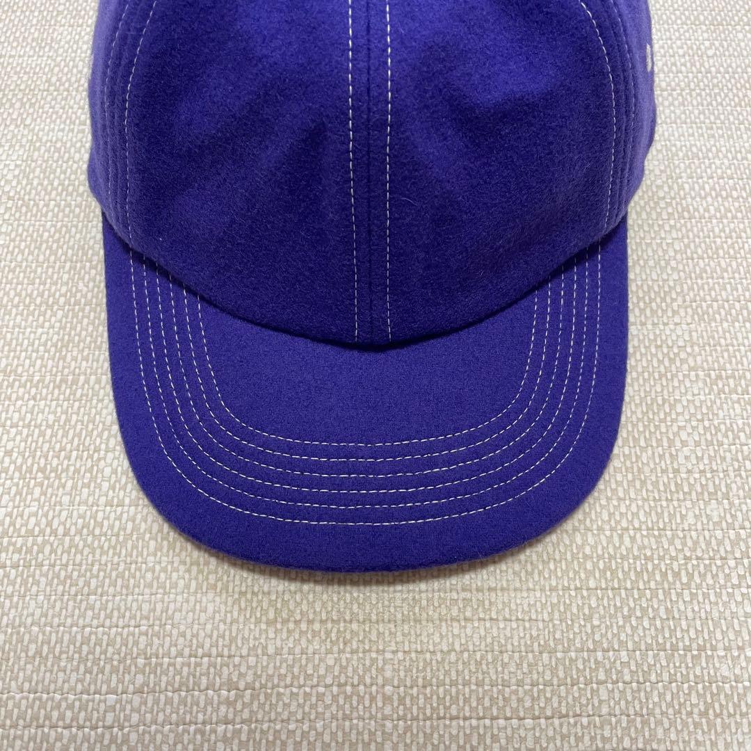 [美品]NOAH ノア ウール 6パネルキャップ panel cap 紫パープル