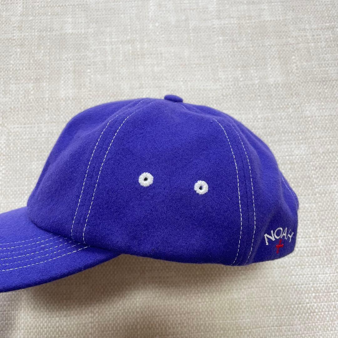 [美品]NOAH ノア ウール 6パネルキャップ panel cap 紫パープル